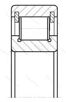 Модификация подшипника 102209К размер 45x85x19