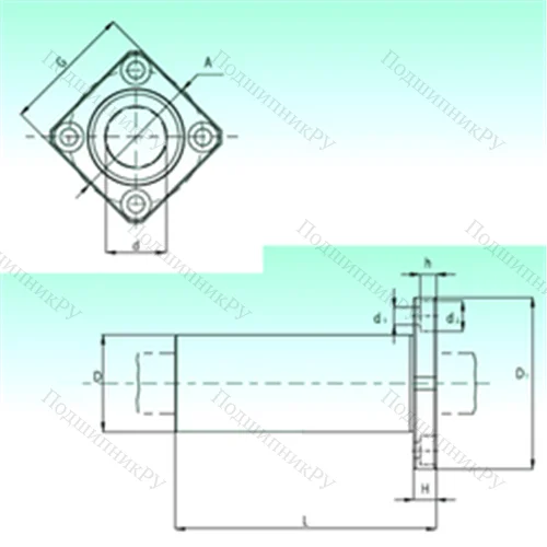 Подшипник шариковый линейный KBKL 25