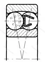 Модификация подшипника 6-1210Ю размер 50x90x20