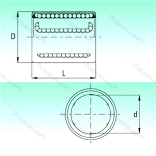 Подшипник шариковый линейный KH 5070-PP