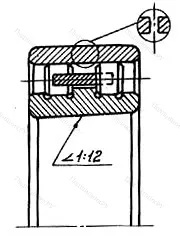 Модификация подшипника 3182164К1 размер 320x480x121