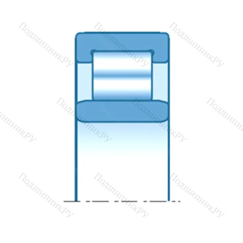 Подшипник роликовый радиальный NU 206E