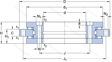 Подшипник NRT 460 A