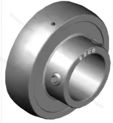 Высокотемпературный корпусной подшипник UC 207 BHTS ZZ C 4 200° BECO