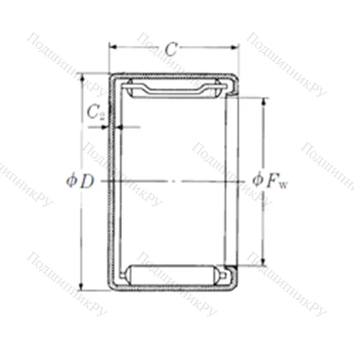 Подшипник игольчатый радиальный MFJL-3230