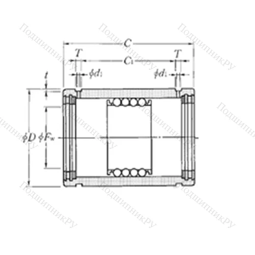 Подшипник шариковый линейный