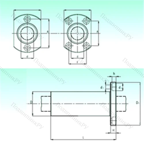 Подшипник шариковый линейный KBHL 12