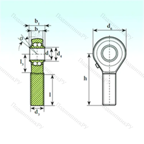 Подшипник шариковый радиальный самоцентрирующийся TSM 20 BB