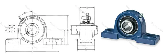 Подшипниковый узел UCLP 210