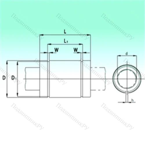 Подшипник шариковый линейный KBS 1232