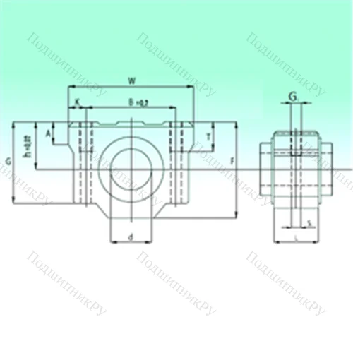 Подшипник шариковый линейный SCV 10