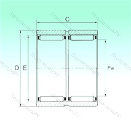 Подшипник игольчатый радиальный RNAO 35x47x32 - ZW