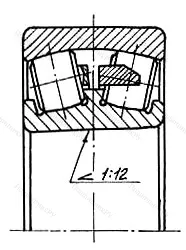 Модификация подшипника 113524Н размер 120x215x58 МПЗ