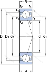 Подшипник 71936 ACD/HCP 4A в Ставрополе