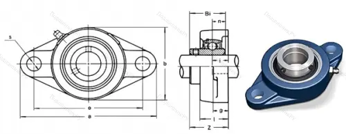 Подшипниковый узел UCFL 218 в Ставрополе