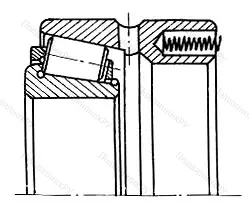 Модификация подшипника 17716Л4 размер 80x140x77,07 ГПЗ-15