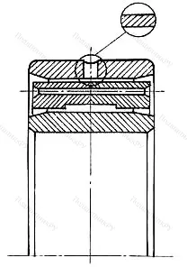 Подшипник  32048/850 размер 850x1030x136