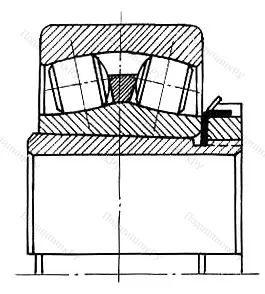 Модификация подшипника 353525 размер 125x250x68/97