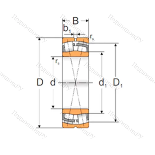Подшипник роликовый радиальный самоцентрирующийся 23226 MBW 33