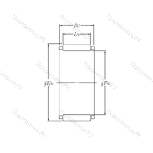 Подшипник игольчатый радиальный KBK 16?20?17