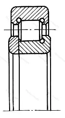Модификация подшипника 5-492718Т1У размер 90x180x30