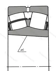 Подшипник  24160K (4153760) размер 300x500x200