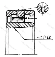 Модификация подшипника 4-4162938К размер 190x260x69