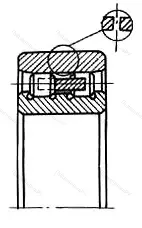 Подшипник N 212MB размер 60x110x22