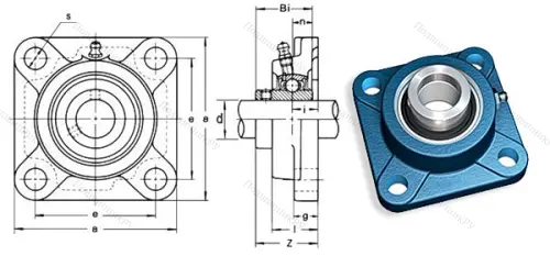 Подшипниковый узел UCF 319 в Ставрополе