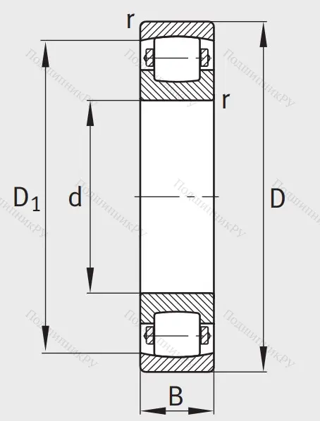 Сферический роликовый подшипник