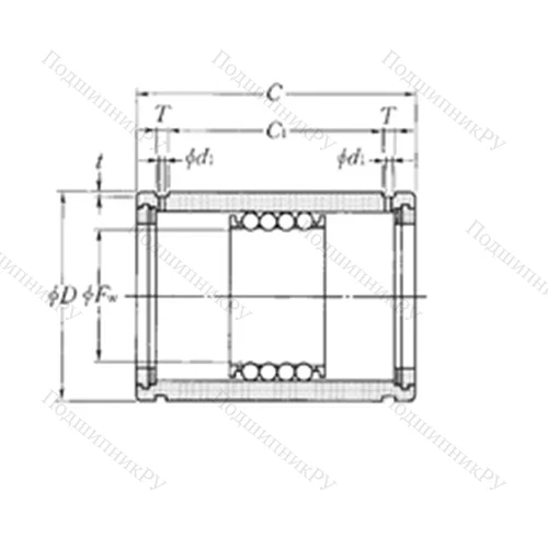 Подшипник шариковый линейный