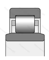 Модификация подшипника 80-672322М размер 110x240x50/60