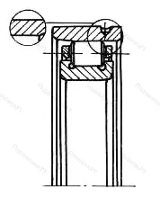 Модификация подшипника 86-1272924Р4 размер 120x165x27
