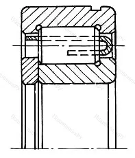 Модификация подшипника 692409К1М размер 45x120x29