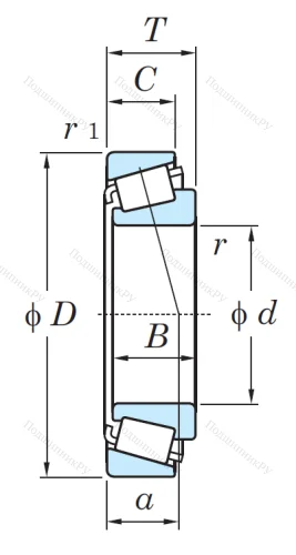 Конический роликовый подшипник HI-CAP 30205 JR WAH23KAITM