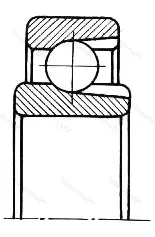 Модификация подшипника 900805Т размер 25x37x6/7