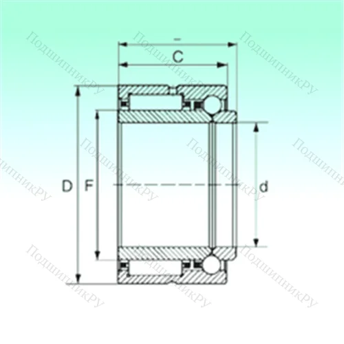 Подшипник комбинированный NKIB 5914