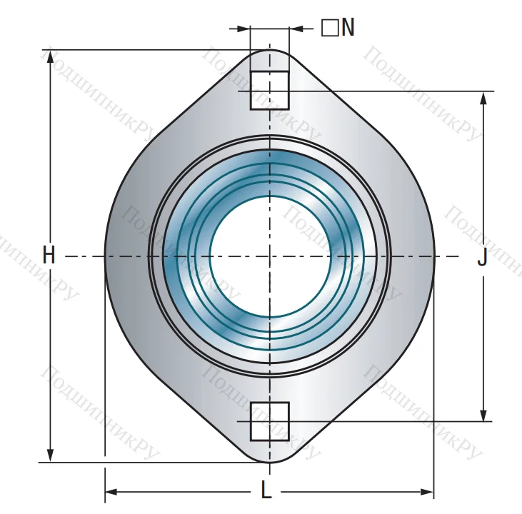 Подшипниковый корпус  PFL 205