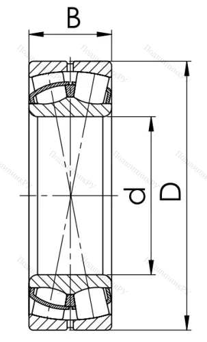 Сферический роликовый подшипник 53513 АН (22213 CW 33) в Ставрополе