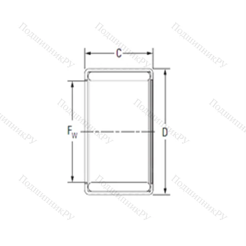 Подшипник игольчатый радиальный Y 1416