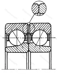 Подшипник  336206 размер 30x62x32