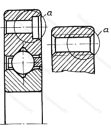 Подшипник  186822 размер 110x170x9
