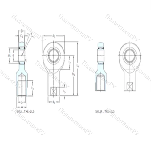 Подшипник скольжения сферический SI 35TXE-2LS
