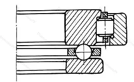 Модификация подшипника 608832Л размер 160x250/220x42,5 от производителя  ГПЗ-4