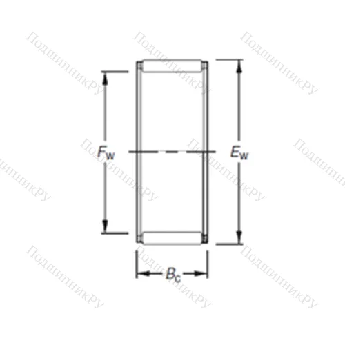 Подшипник игольчатый радиальный WJ-384424