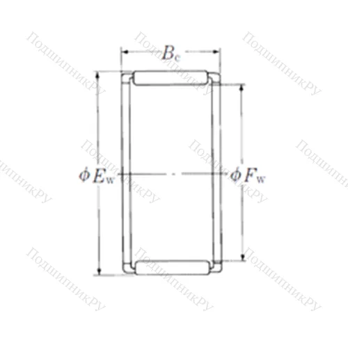 Подшипник игольчатый радиальный WJ-333916