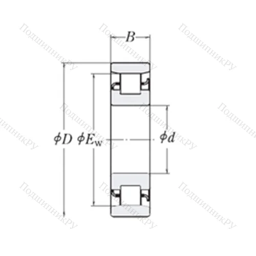 Подшипник роликовый радиальный XLRJ 13