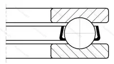 Модификация подшипника 6-8140Л размер 200x250x37 ГПЗ-1