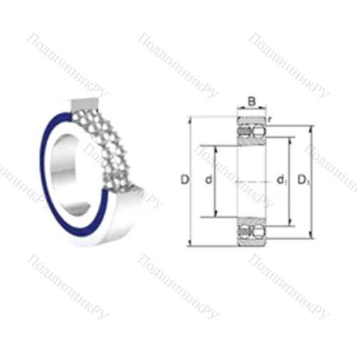 Подшипник шариковый радиальный самоцентрирующийся 1206