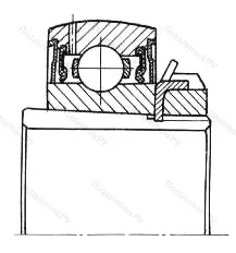 Модификация подшипника 680314КС17 размер 70x150x39/78